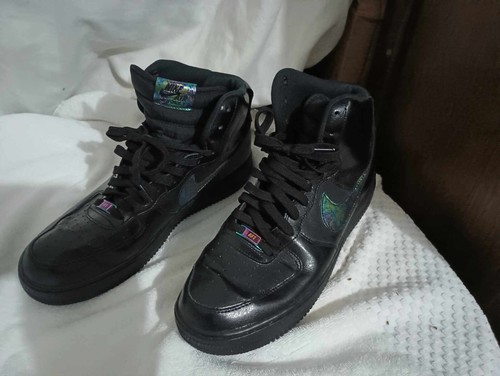 Nike Air Force 1 High '07 LV8 Black Iridescent (GBGB) - Picture 1 of 9