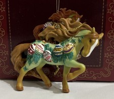 TRAIL OF PAINTED PONIES VINTAGE CHRISTMAS DECORATIONS HORSE NMIB ORNAMENT