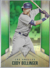 Cody Bellinger singles-Various 2020-2023 MLB card series.