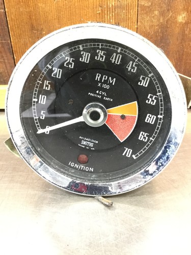 MG Midget Sprite • Original Smiths Tachometer Gauge #RVI 1240/008. Used. KMG1276 - Picture 2 of 9