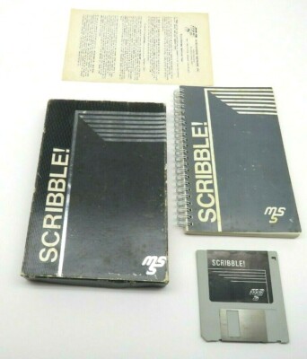 Scribble! (Amiga 500,1000,2000,2500,3000), 1986 Micro-Systems Software (MSS) NTS