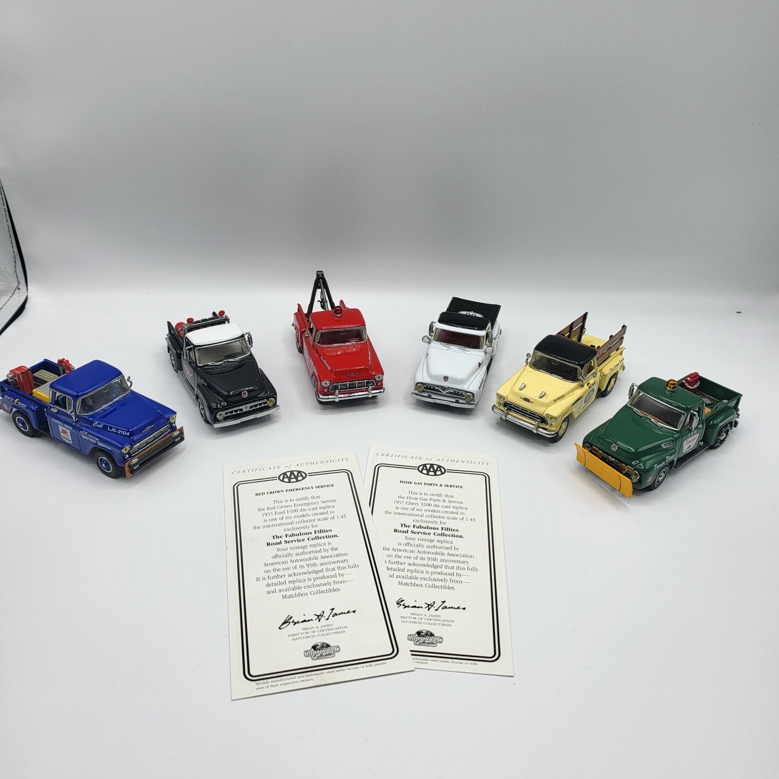Matchbox Fabulous Fifties Road Service Collection YRS01 to YRS06 1:43