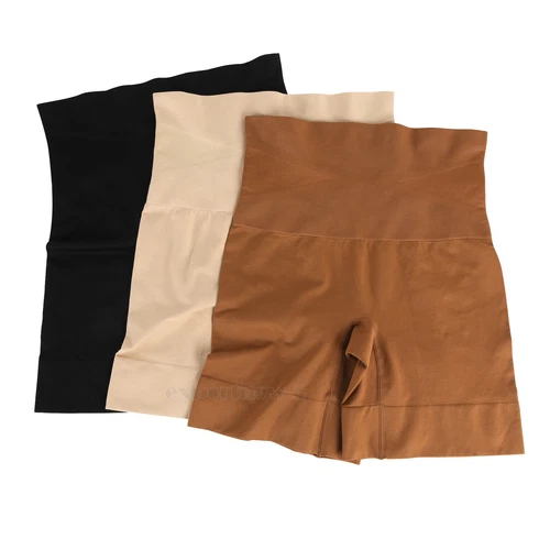 Übergröße Damen Shapewear Bauch Kontrolle hohe Taille Body Shaper Shorts Gürtel - Bild 3 von 30