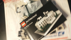 2011 LEGO ARCHITECTURE THE WHITE HOUSE WASHINGTON 21006 pc INCOMPLETE w/book