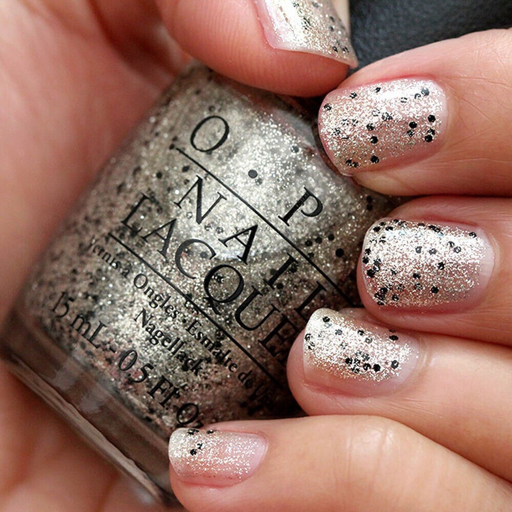 Silver Glitter Nail Polish Opi