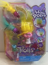 Trolls Band Together Viva Small Doll Figure  Hair Pops 9 Pieces Dreamworks