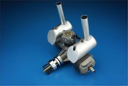 With Dual Mufflers Gasoline Engine 7Hp Brand New 60Cc DLE60 For Rc Airplane ag - Picture 1 of 6