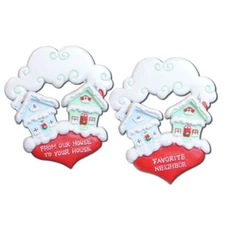 Favorite Neighbor Personalized Christmas Tree Ornament