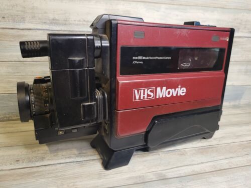 Vintage 1986 JC Penney 5330 Camcorder VHS Movie Color Record Playback Camera - Picture 1 of 9
