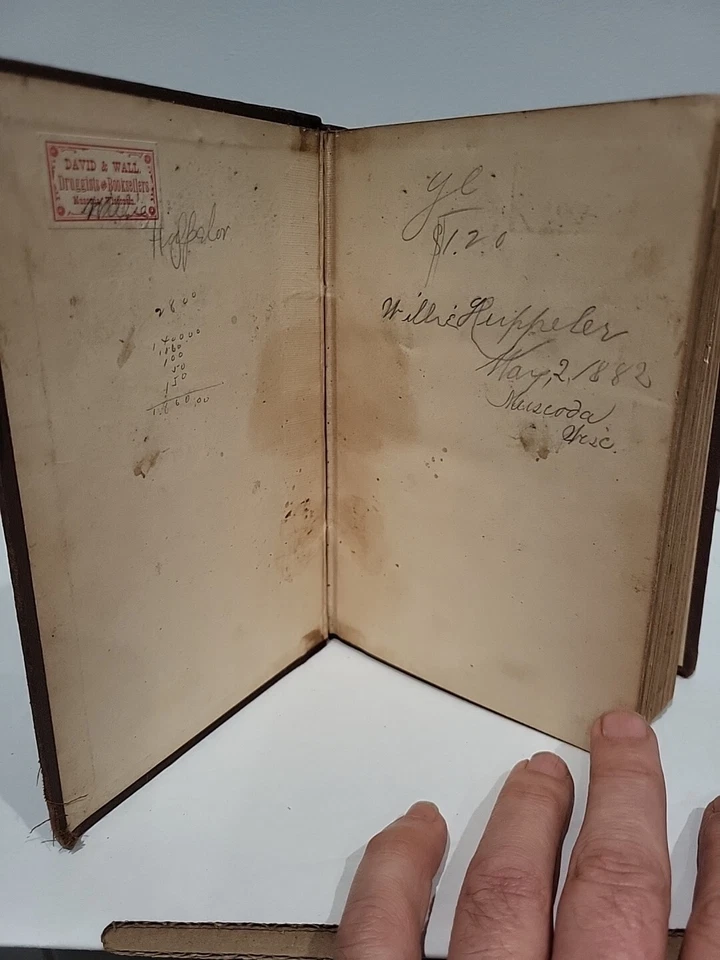 1881 Antique Appleton's School Reader Fifth Reader Harris Rickoff Bailey Book HC - Image 3 of 4