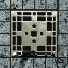 Ebbe Unique Series Square Shower Drain Prairie Full kit Grate and Body