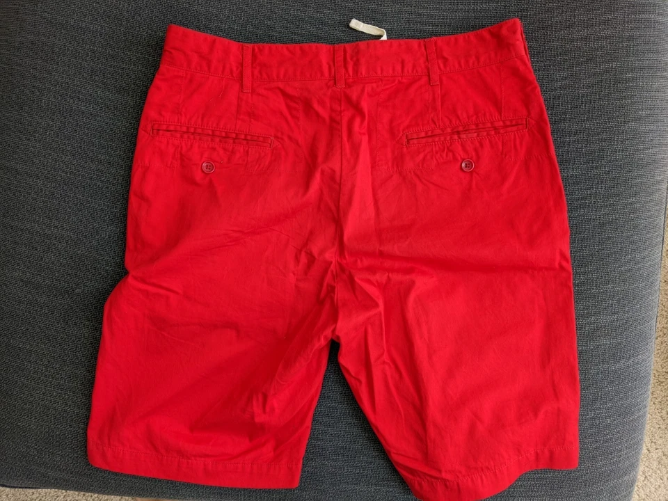 Engineered Garments W31.5 /32 Shorts Soul Red/Small or fit medium - Image 3 of 4