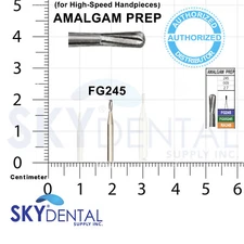 Beavers FG245 Carbide Burs FG 245  Bur #245 Friction Grip Made Canada 100-10