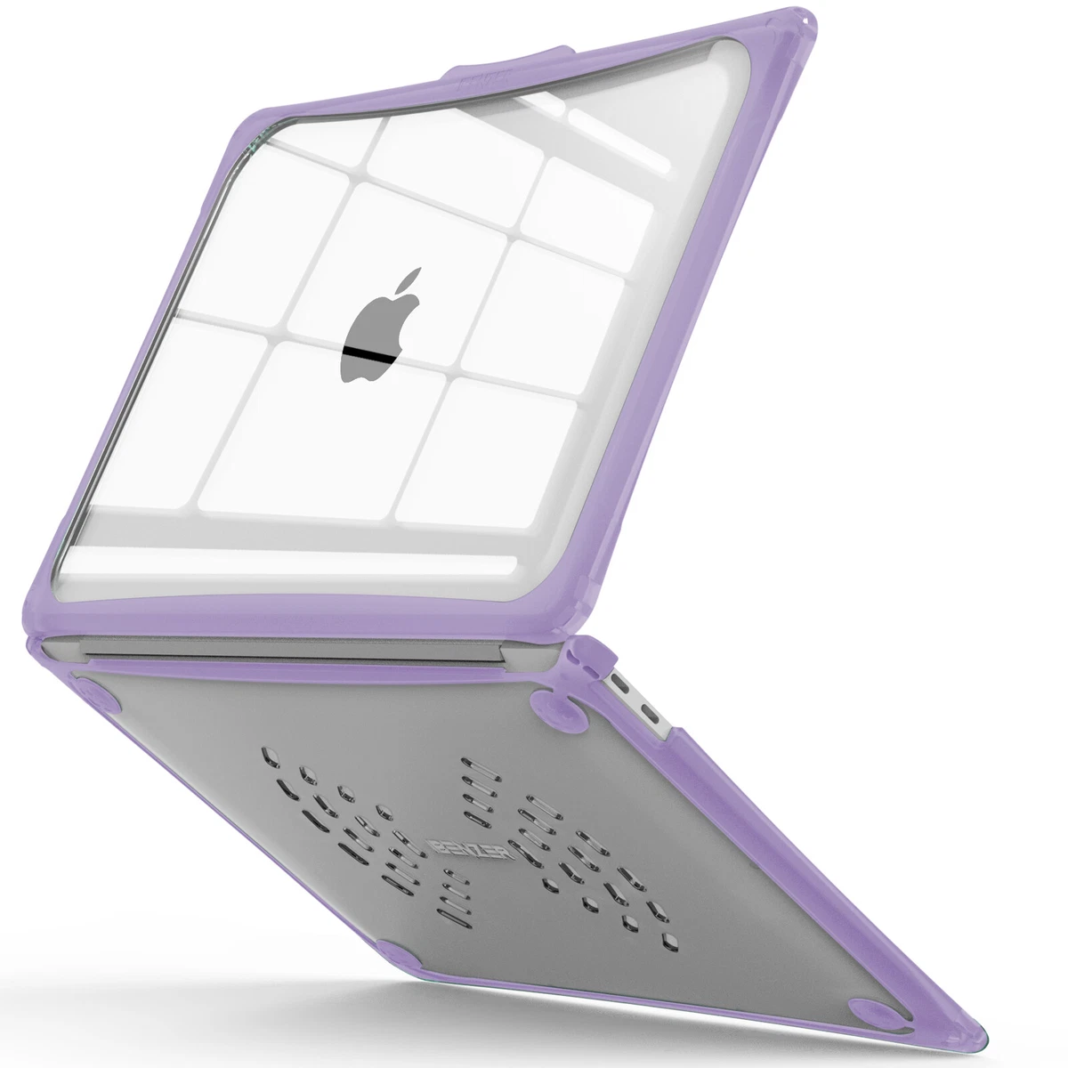 Glamour Bag Custodia In Pelle Nappa Per MacBook Pro 13 Pollici - Morbida E Protettiva, Colore Viola - 4