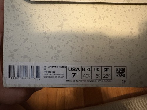 Größe 7,5 - Air Jordan 5 Retro SE Sail - Bild 10 von 11