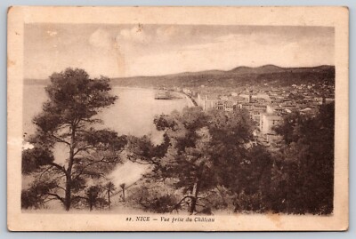 Postcard  22. NICE-  Vue prise du Chateau France