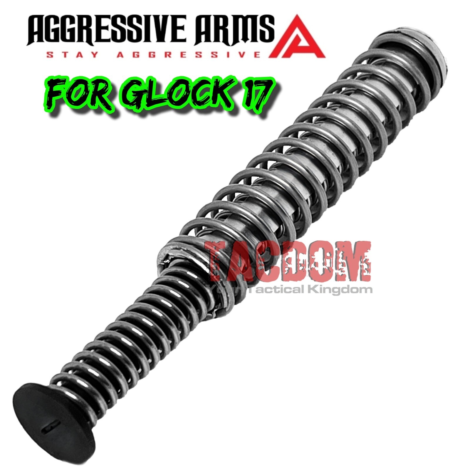AGGRESSIVE ARMS USA For GL0CK 17 GEN 5 Stainless Steel Guide Rod Spring ...