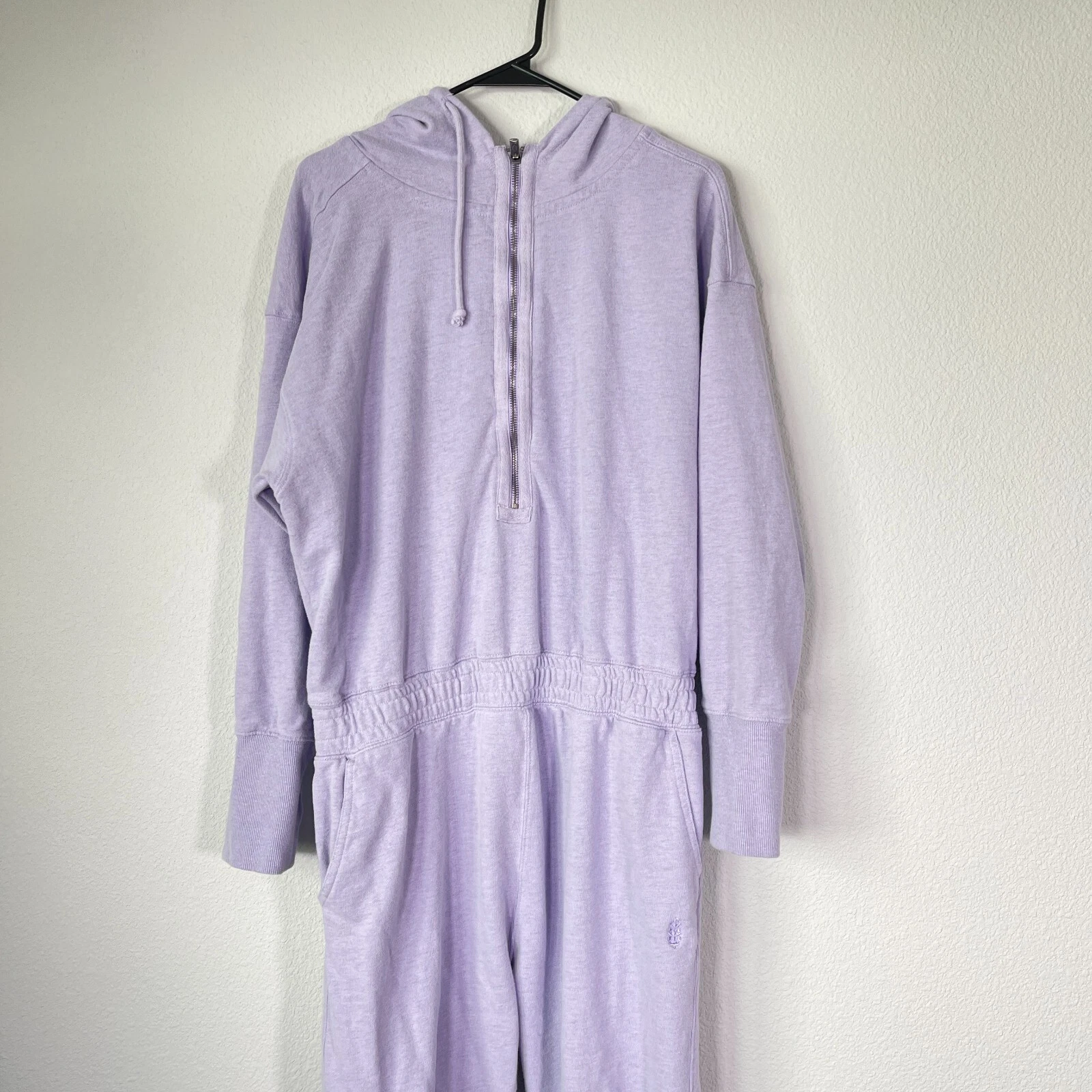 free-people-movement training day coveralls hooded relaxed 
