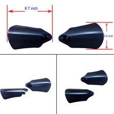 Motorcycle Ink Black Hand Guards Protector for Harley Softail Dyna Touring XL 