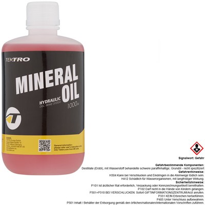 TRP Mineralöl 1000ml MINERALOEL weiß schwarz transparent ca. 0,974 kg