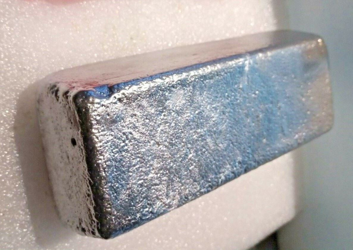 ALUMINUM INGOT BRICK BAR 1 lbs 5oz.+ pure NOT STAMPED Precious 