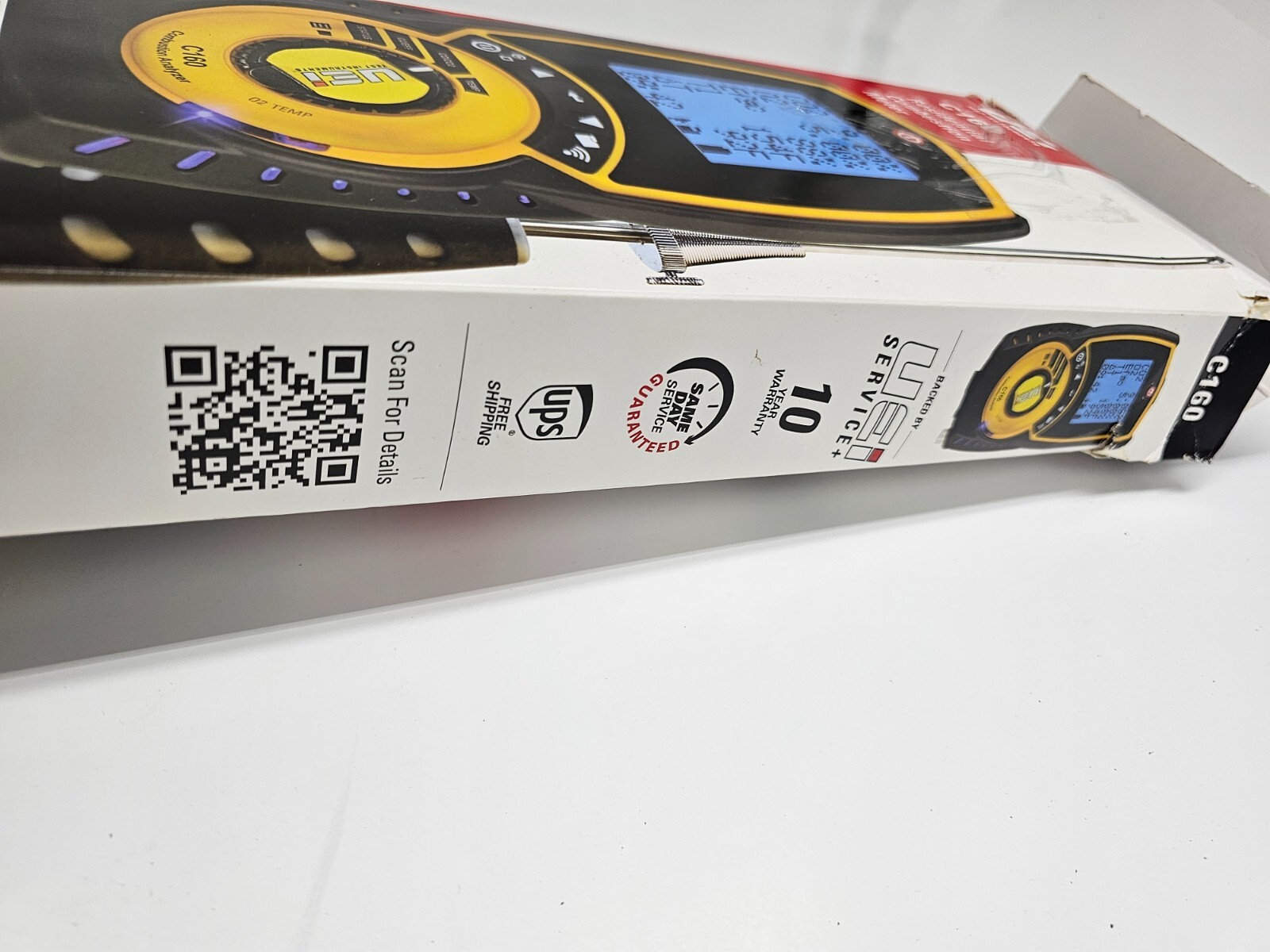 UEi Residential Combustion Analyzer Meter C160 6-Line Display High Altitude Comp