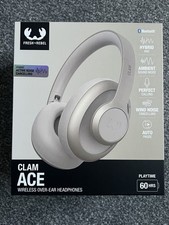 Fresh 'N Rebel Clam Ace Over-Ear ANC Headphones - Silky Sand, New, RRP:£89.99