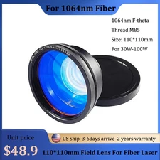 110*110mm M85 Thread Scan Field F-theta Scan Lens For 1064nm Laser Marker US