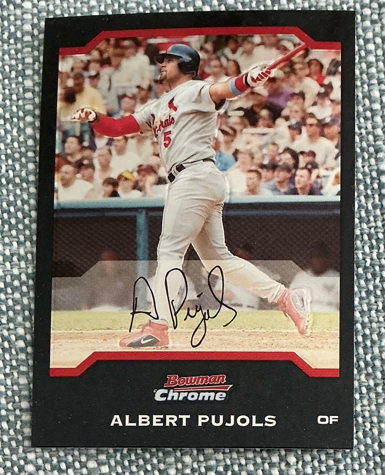 2004 Bowman Chrome Albert Pujols #100 St. Louis Cardinals