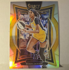 2025 Panini Select WNBA Rickea Jackson Los Angeles Sparks Silver Prizm #58