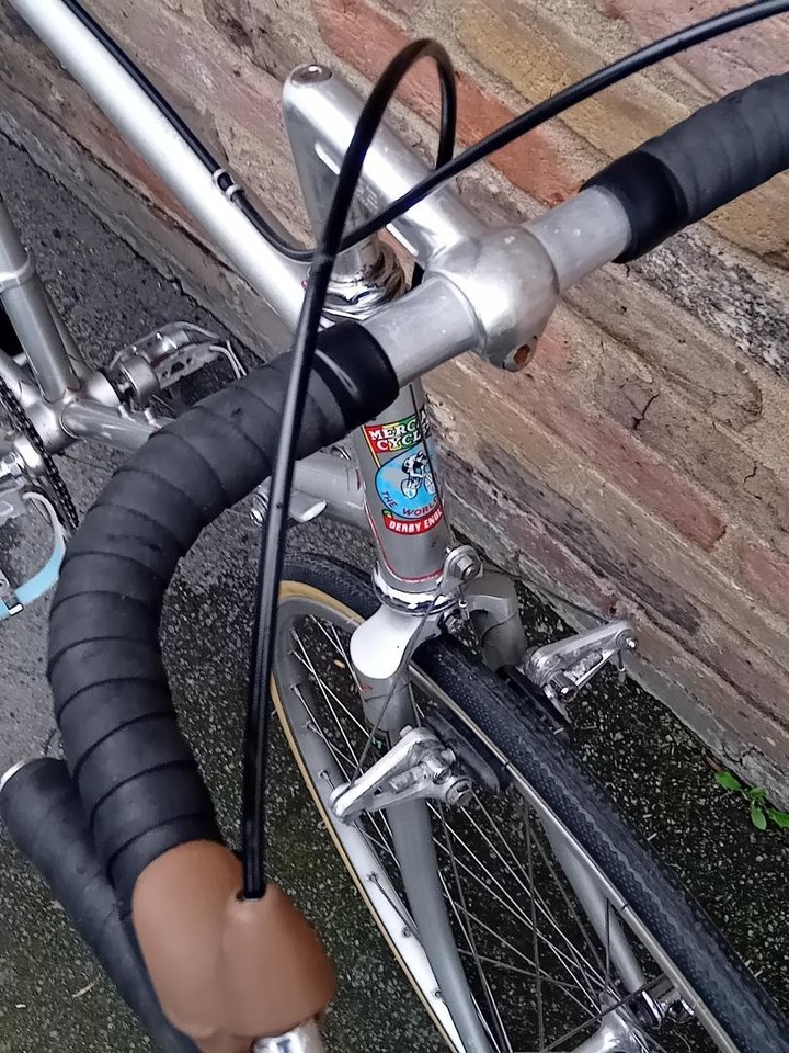 Moyeu Avant Galli Vintage 36 Trous – Aluminium Argent, Pour Vélo Course L'Eroica