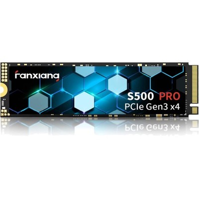 S500 Pro 256GB NVMe SSD M.2 PCIe Gen3x4 2280 Internal Solid State Drive, SLC ...