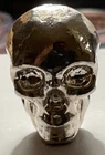 3D Skull 1 Troy Oz .999 Fine Silver Hand Poured Yeager Poured Silver (YPS)