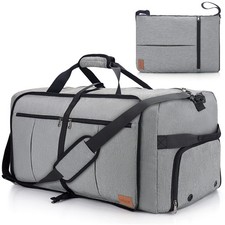 80L Travel Duffle Bag for Men, Large Foldable Duffel Bag for Travel with Shoe...