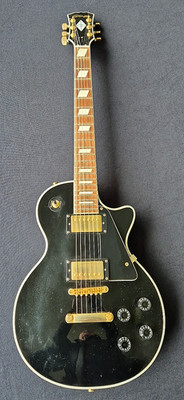 BLACK STAGG VINTAGE LP, GOLD HARDWARE