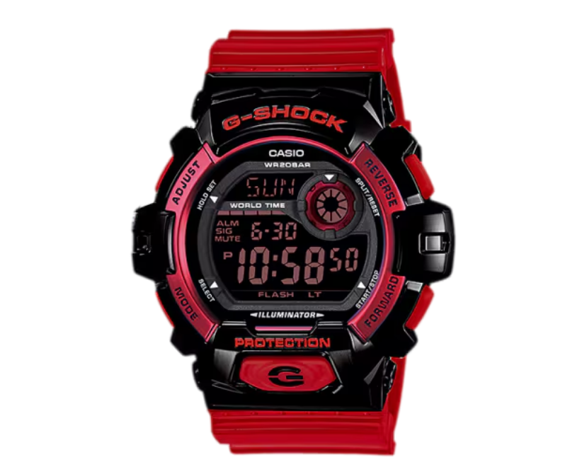 Casio G-SHOCK G-8900SC-1R Classic Series Men Black Red Digital