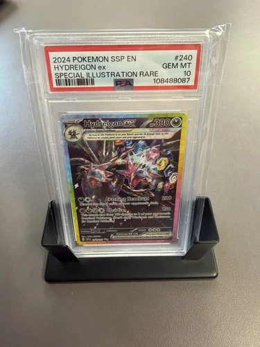 Pokémon TCG Hydreigon EX Surging Sparks SAR 240/191 PSA 10 Gem Mint