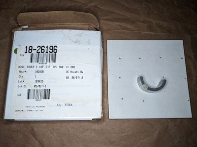 CPI Rider Ring 18-26196 1-1/8 Inch Dia CPI 560 Material Marine Compressor NOS
