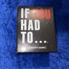 If You Had To A Party Game For Adults 18 Brand New Factory Sealed