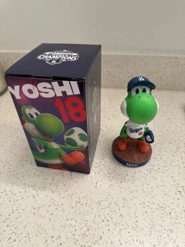 Yoshi Dodgers Super Mario Galaxy Movie Limited Edition Bobblehead