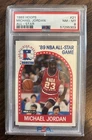 1989-90 Hoops #200 Michael Jordan PSA 8 Basketball Card NBA Bulls 89 1990 Clean