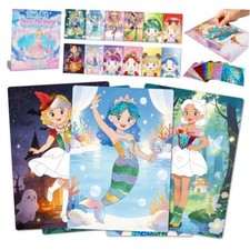 Foil Art Craft Kit for Girls Ages 4  Princess Craft Activity with 100 Foil