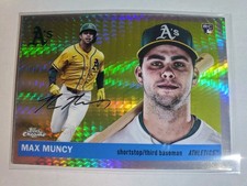 2025 Topps Chrome Platinum Max Muncy Prizm Refractor RC A's