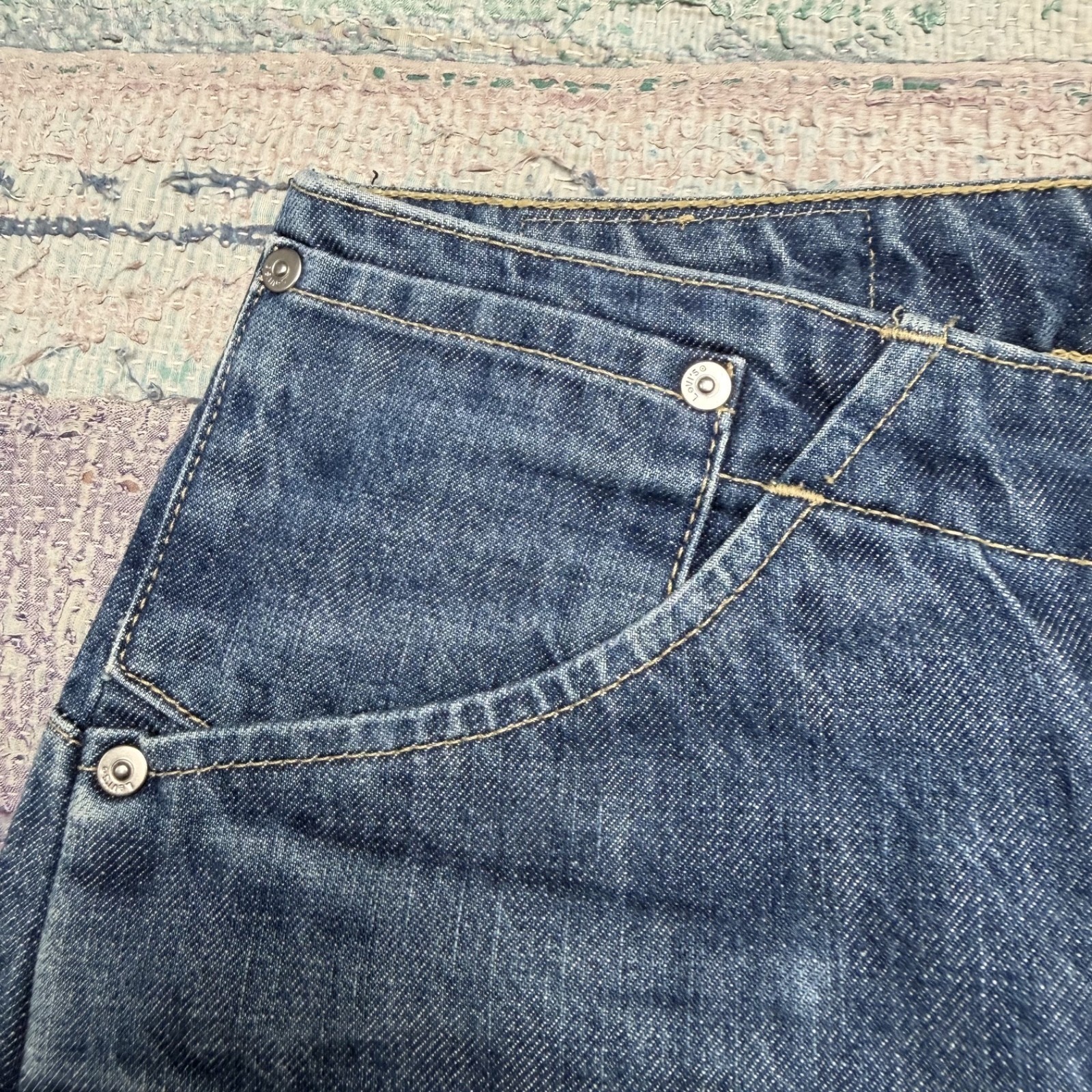 VTG Levi's 3D ENGINEERED JEANS Twisted Seam Y2K 28x26.5 RARE Single back pocket image 6
