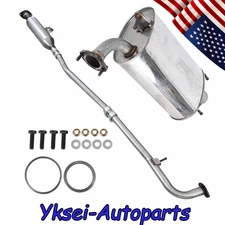 Stainless Steel Resonator Muffler Exhaust Kit For 2007-2011 Toyota Camry 2.4L