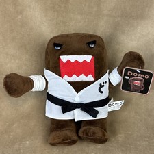 Domo Kun White Karate 10  Plush NWT Black Belt Tag 2010 Animation Nation