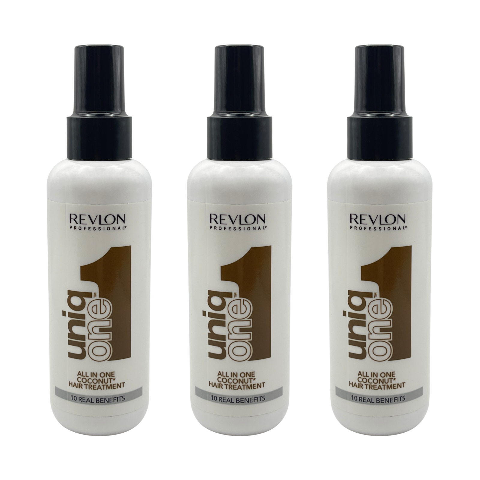 Revlon Uniq One Coconut All In One Hair Treatment 150ml - 3 Pack
