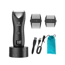 Body Hair Trimmer for Men, Electric Ball Trimmer with Ceramic Blade... Fast Ship