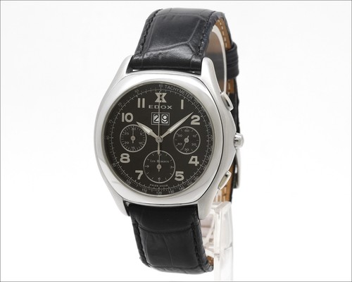 EDOX Les Bémonts Ref. 45001 – Big Date - Automatic Chronograph Watch - 42mm