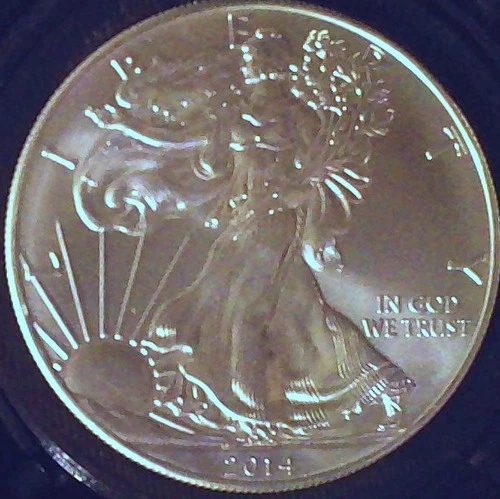 2014 WALKING LIBERTY SILVER DOLLAR   UNCIRCULATED